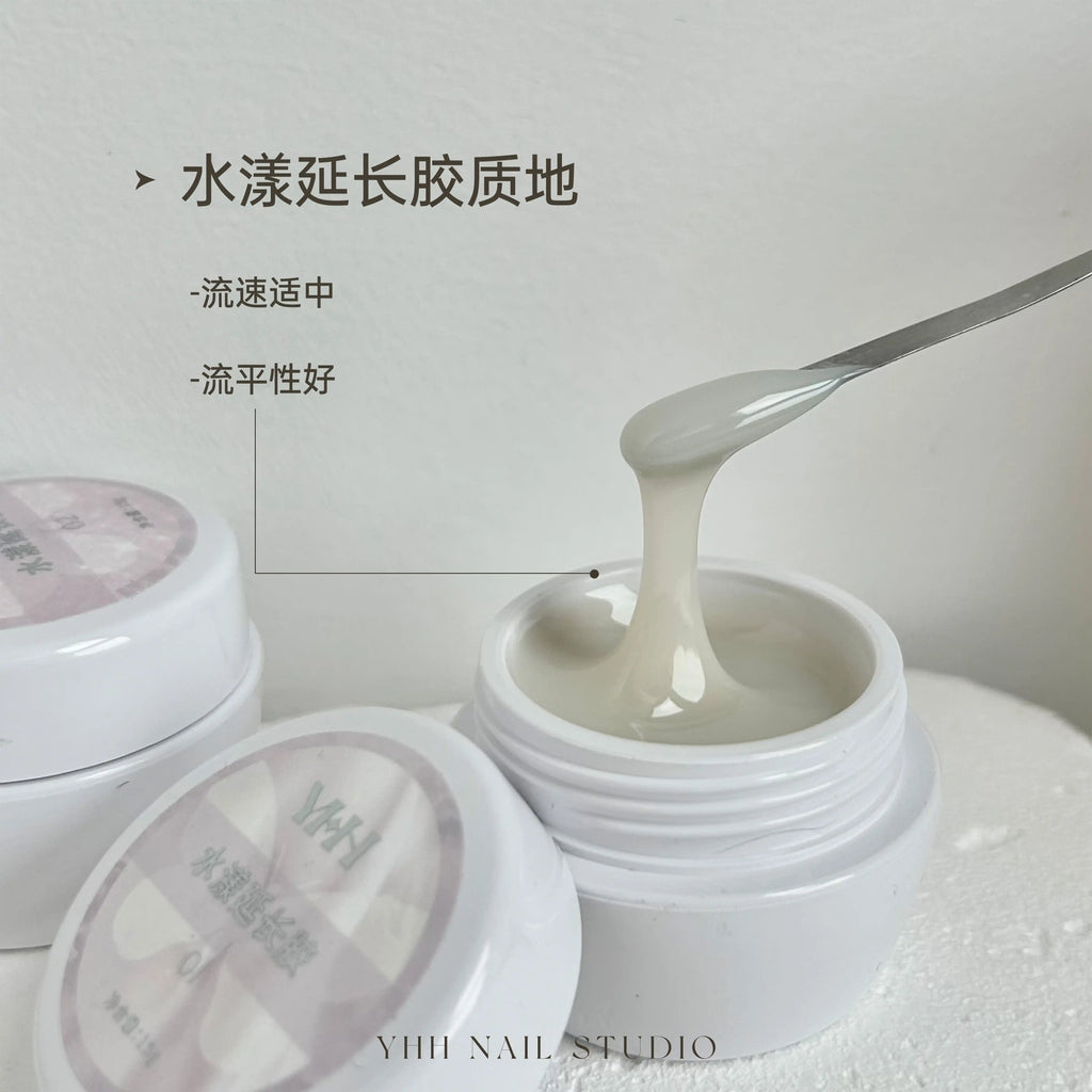 【YHH NAIL / 受注販売(7月中旬前後納期)】YHH Cherry Blossom Watery Extension Gel 15g Nail Salon Canned Extension Gel, Nude Color, Construction Color Gel