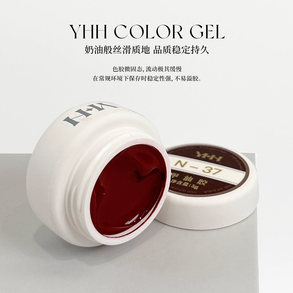 【YHH NAIL / 受注販売(納期未定:要問合せ) / (~1031)】YHH Sakura 3.0 Series Jarred Gel, 90 Colors, Creamy Texture, Brand New, 5g / 3.0系列罐装胶90色奶油质地 色系全 5g