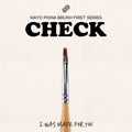 【YOGOMAYO / 受注販売(11月中旬前後納期)】Nail Art Brush Fiona Check Brush